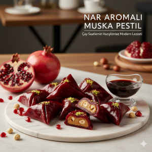 Nar Aromalı Muska Pestil